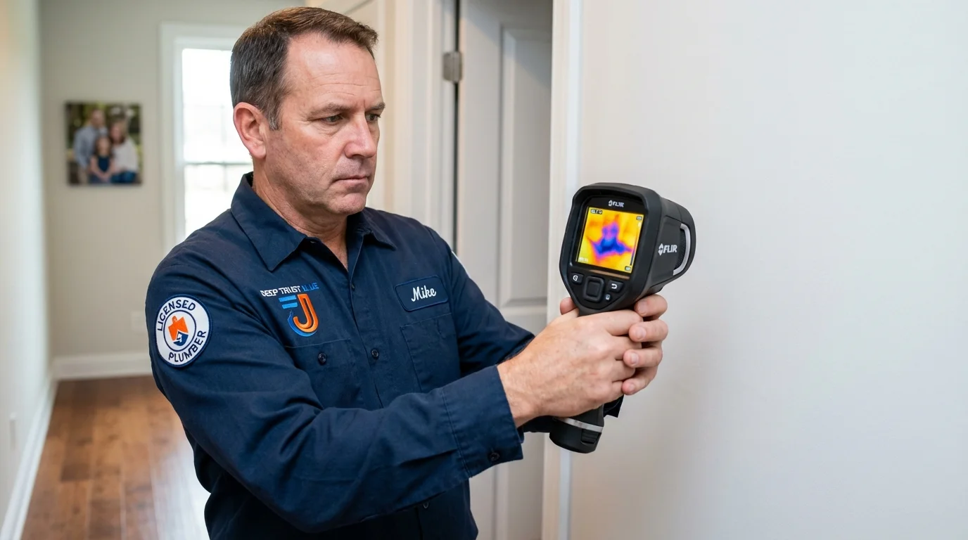 Thermal imaging leak detection by Johns Plumbing LLC in New Glarus